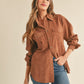 Light Weight Oversized Corduroy Shirt