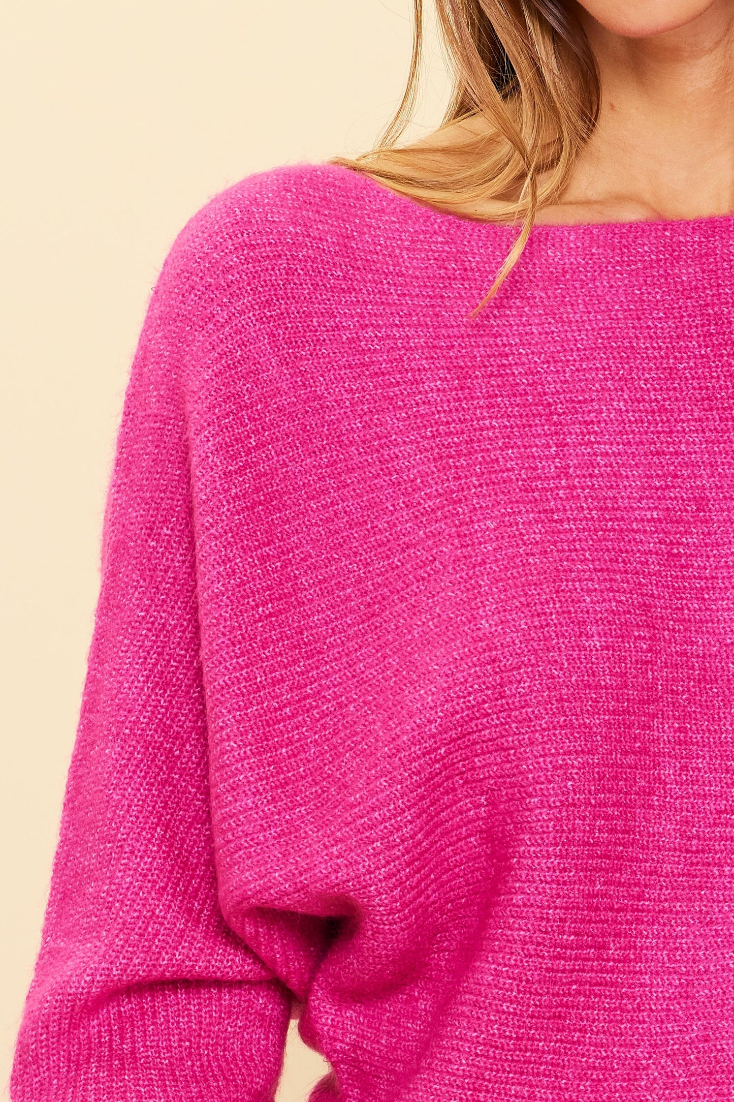 Cozy Ribbed Boatneck Sweater