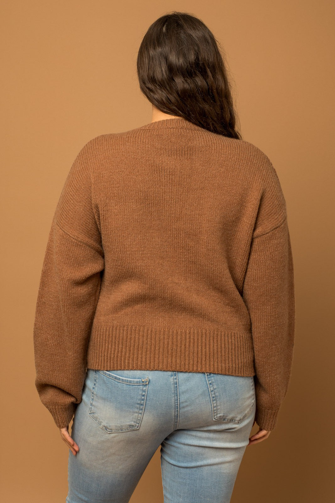 Plus Cable Knit Sweater