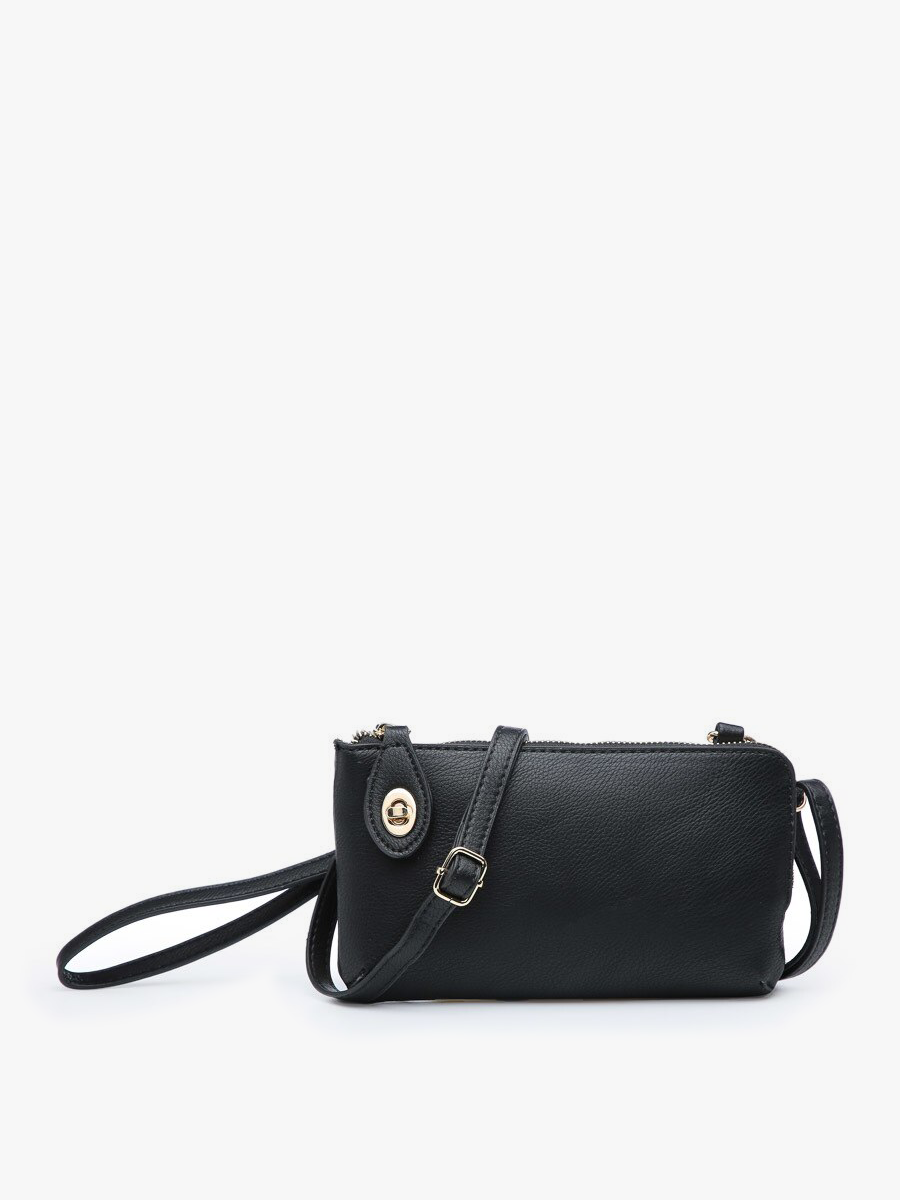 Lock Wristlet or Crossbody Clutch